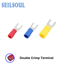 SeilSoul Various Free Samples Insulated Spade Fork Type Furcate Cable Terminals - SVD