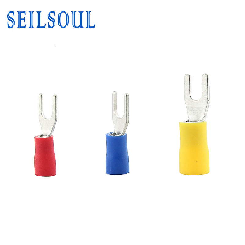 Preinsulated Fork Terminal Wire Connector Electrical Crimp Terminal